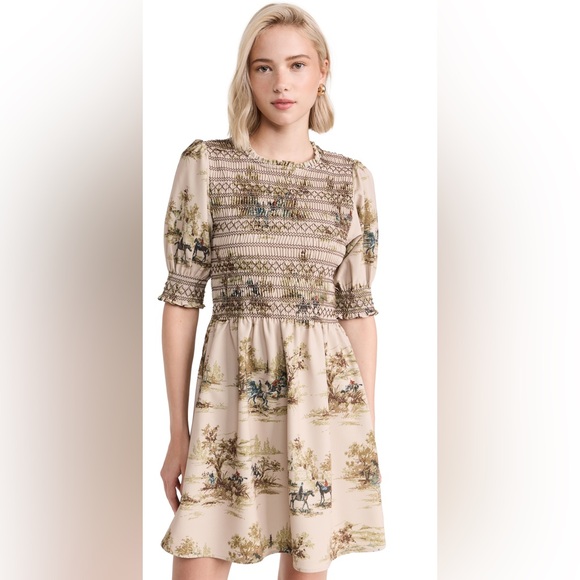 Hill House Dresses & Skirts - Hill House Home The Vivi Nap Dress in Equestrian Toile | Size Small